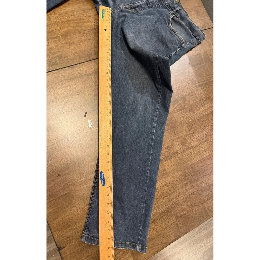 Urban Star Mens Relaxed Straight Leg Dark Wash Stretch Jeans 36x32 02513692CO